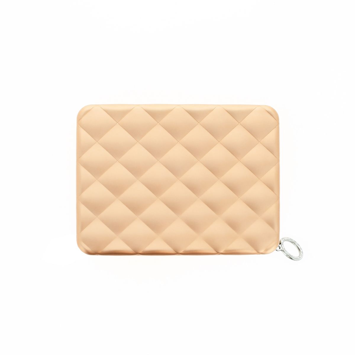 OGON Aluminum Wallet Quilted Passport - Rose Gold